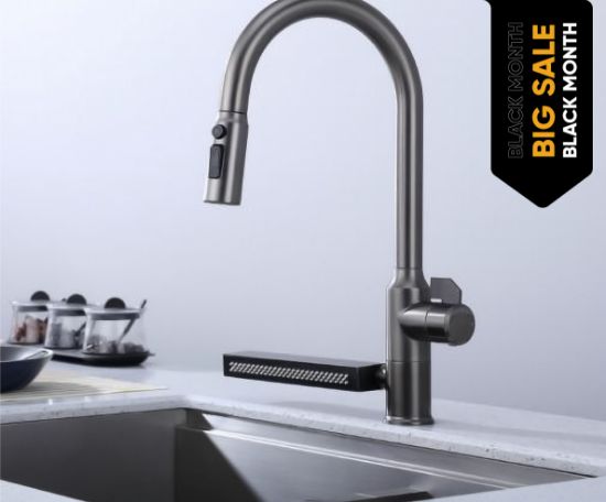 Imagen de FREGADERO BLACK CON ROCIADOR